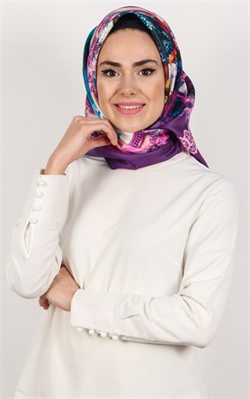 Piramit Tafta Dijital Eşarp 1934-1