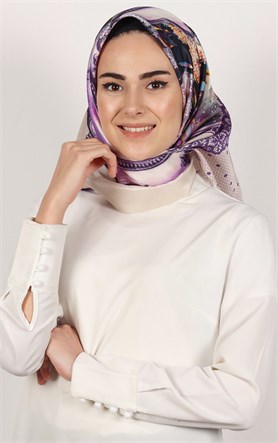 Piramit Tafta Dijital Eşarp 1934-10