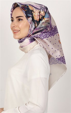 Piramit Tafta Dijital Eşarp 1934-10