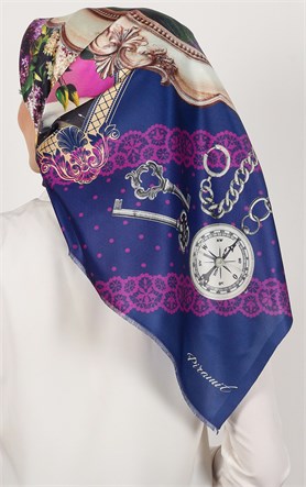 Piramit Tafta Dijital Eşarp 1934-11