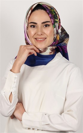 Piramit Tafta Dijital Eşarp 1934-11