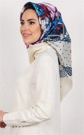 Piramit Tafta Dijital Eşarp 1934-2