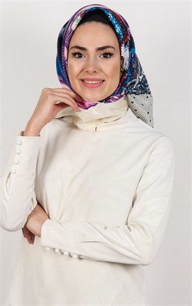 Piramit Tafta Dijital Eşarp 1934-2