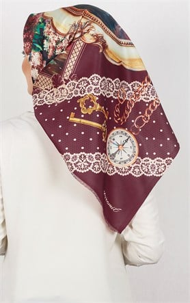 Piramit Tafta Dijital Eşarp 1934-3