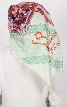 Piramit Tafta Dijital Eşarp 1934-5