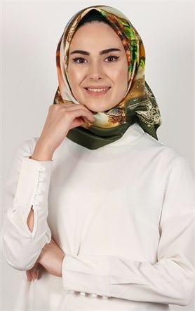 Piramit Tafta Dijital Eşarp 1934-6