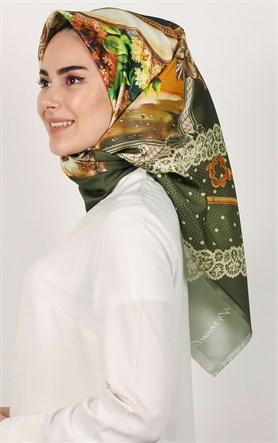 Piramit Tafta Dijital Eşarp 1934-6