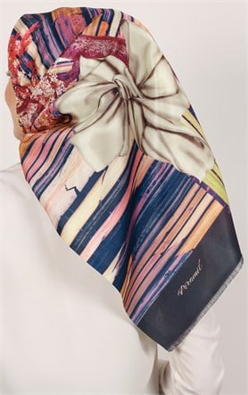 Piramit Tafta Dijital Eşarp 1935-1