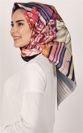 Piramit Tafta Dijital Eşarp 1935-1