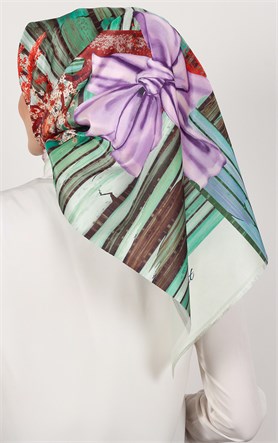 Piramit Tafta Dijital Eşarp 1935-10