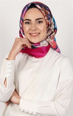 Piramit Tafta Dijital Eşarp 1935-12