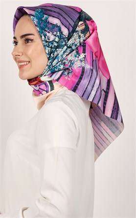 Piramit Tafta Dijital Eşarp 1935-9