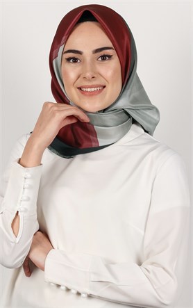 Piramit Tafta Dijital Eşarp 1936-8