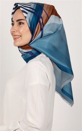 Piramit Tafta Dijital Eşarp 1937-1