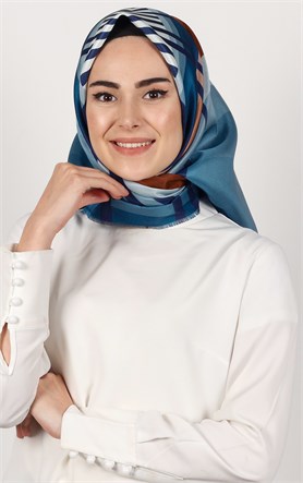 Piramit Tafta Dijital Eşarp 1937-1