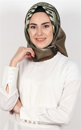 Piramit Tafta Dijital Eşarp 1937-10