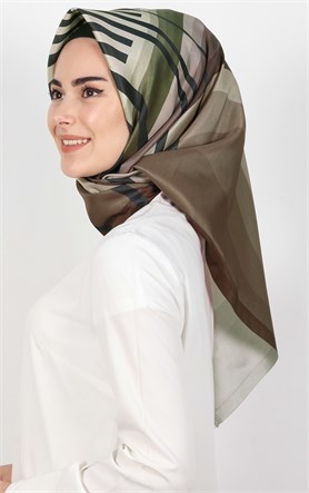 Piramit Tafta Dijital Eşarp 1937-10