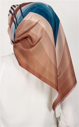 Piramit Tafta Dijital Eşarp 1937-2