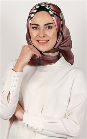 Piramit Tafta Dijital Eşarp 1937-3