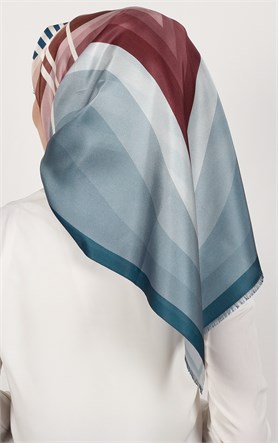 Piramit Tafta Dijital Eşarp 1937-4