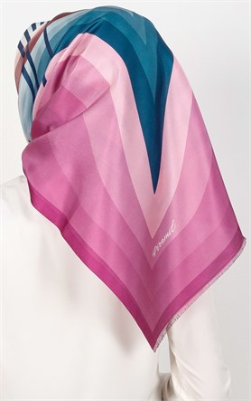 Piramit Tafta Dijital Eşarp 1937-7