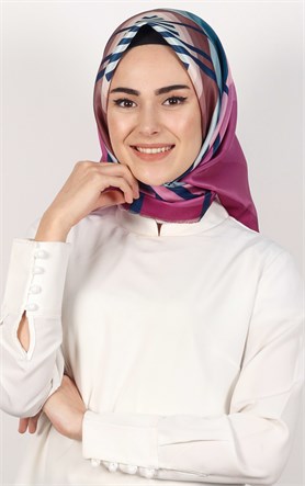 Piramit Tafta Dijital Eşarp 1937-7