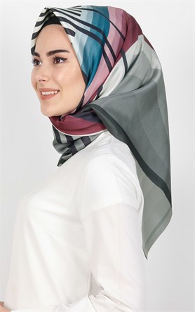 Piramit Tafta Dijital Eşarp 1937-8