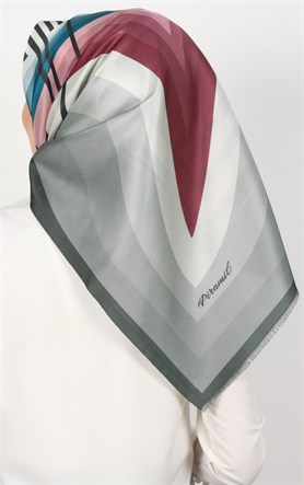 Piramit Tafta Dijital Eşarp 1937-8