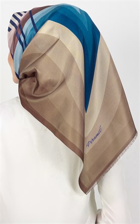 Piramit Tafta Dijital Eşarp 1937-9