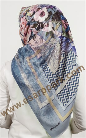 Piramit Tafta Dijital Eşarp 1938-5