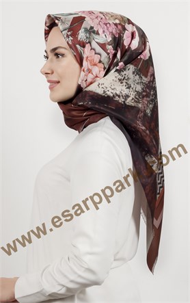 Piramit Tafta Dijital Eşarp 1938-6