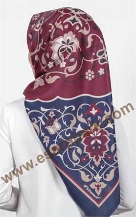 Piramit Tafta Dijital Eşarp 1939-4