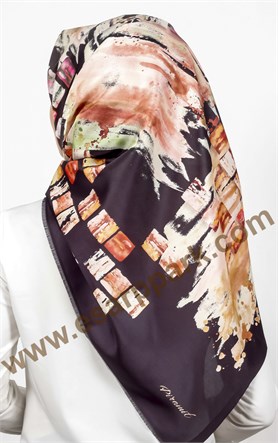 Piramit Tafta Dijital Eşarp 1940-10