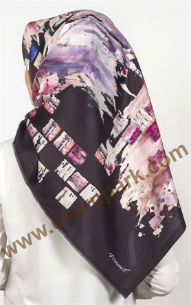 Piramit Tafta Dijital Eşarp 1940-5