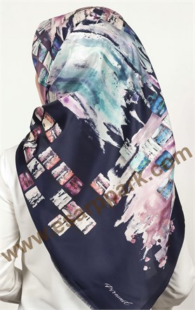 Piramit Tafta Dijital Eşarp 1940-8