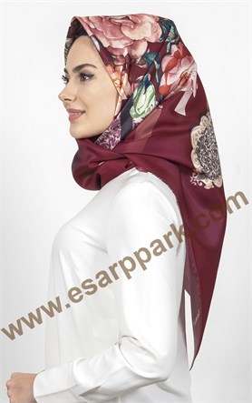 Piramit Tafta Dijital Eşarp 1941-6