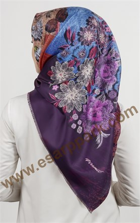 Piramit Tafta Dijital Eşarp 1942-2