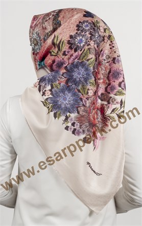 Piramit Tafta Dijital Eşarp 1942-5