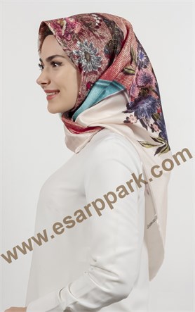 Piramit Tafta Dijital Eşarp 1942-5