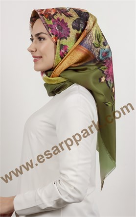 Piramit Tafta Dijital Eşarp 1942-6