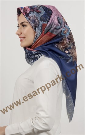 Piramit Tafta Dijital Eşarp 1942-7