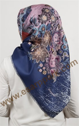 Piramit Tafta Dijital Eşarp 1942-7