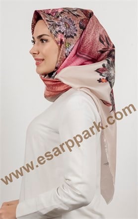 Piramit Tafta Dijital Eşarp 1942-9