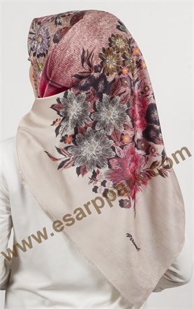 Piramit Tafta Dijital Eşarp 1942-9