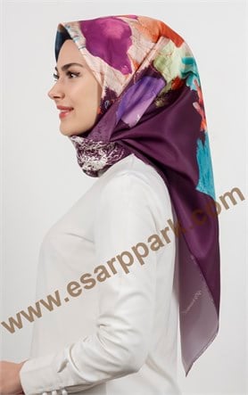 Piramit Tafta Dijital Eşarp 1943-10