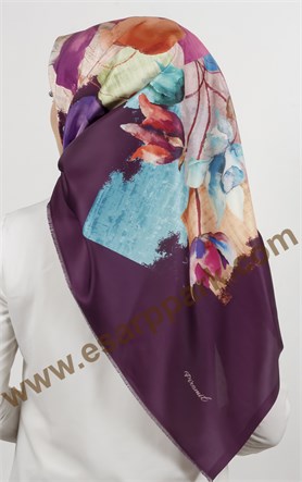 Piramit Tafta Dijital Eşarp 1943-10