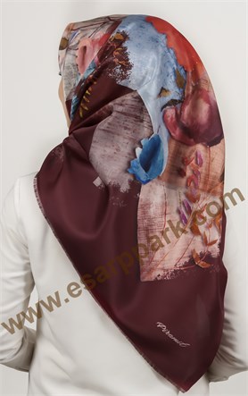 Piramit Tafta Dijital Eşarp 1943-2