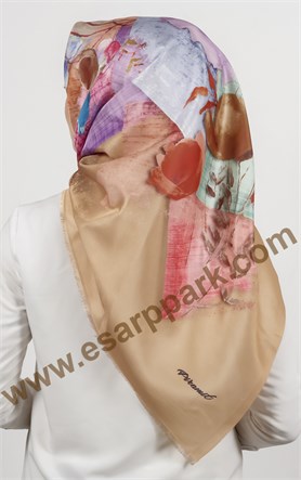 Piramit Tafta Dijital Eşarp 1943-4