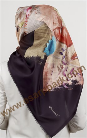 Piramit Tafta Dijital Eşarp 1943-5