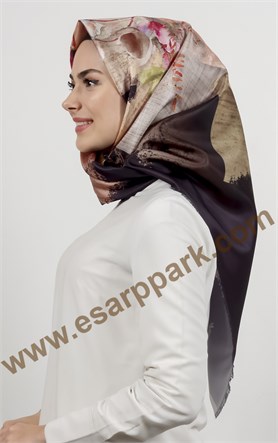 Piramit Tafta Dijital Eşarp 1943-5